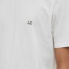 C.P. Company Men's Small Logo T-Shirt in Gauze White