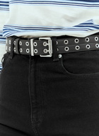 GANNI Double Eyelet Belt