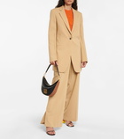 Loewe - Mid-rise wool-blend pants