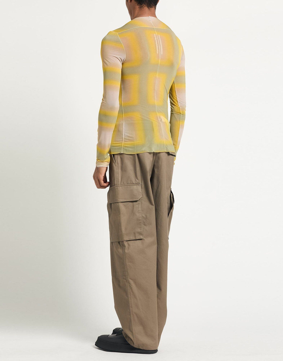 Rick Owens Mens T-shirt in Yellow