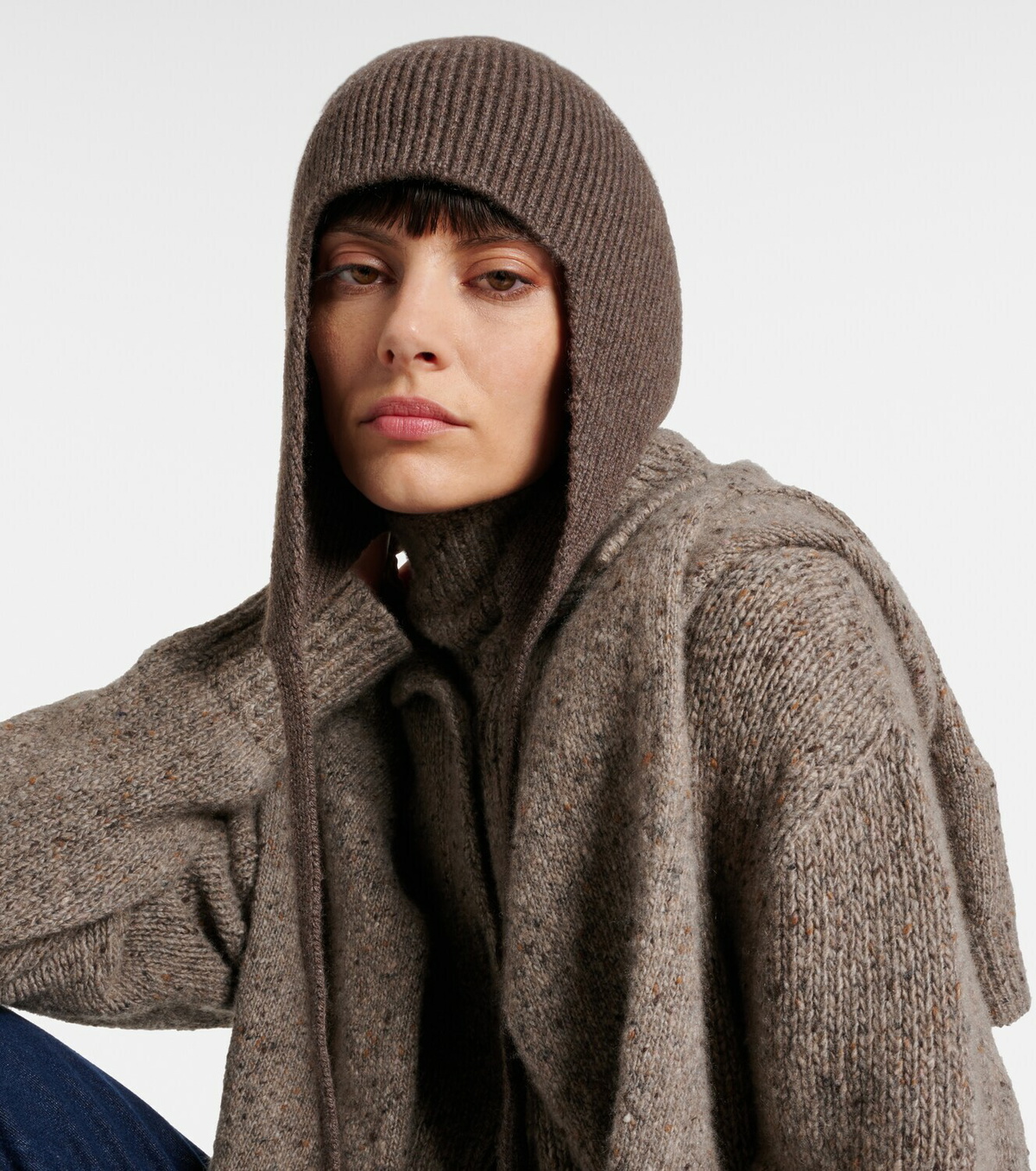 The Row Soizic ribbed-knit cashmere hat
