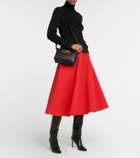 Ferragamo - Trapezio Mini leather crossbody bag