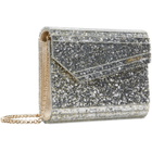 Jimmy Choo Silver Candy Clutch