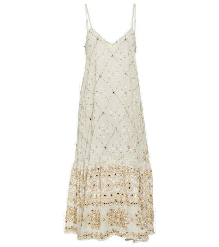 Photo: Juliet Dunn Broderie anglaise cotton maxi dress