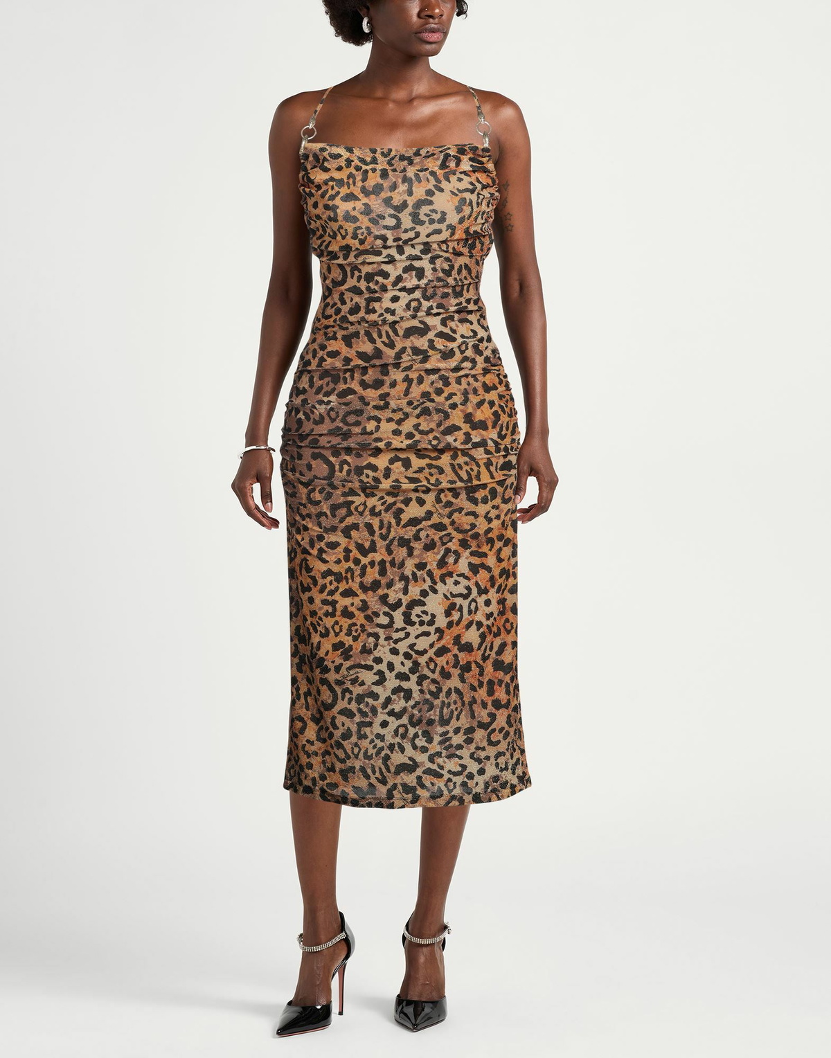 Just Cavalli Womens Midi dress Sand