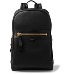 TOM FORD - Full-Grain Leather Backpack - Black