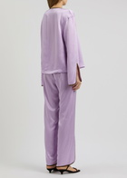 Sleeper Louis Satin Pyjama set Light Purple