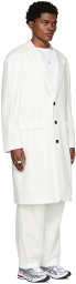 LU'U DAN SSENSE Exclusive Off-White 90's Tailored Coat