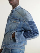Balenciaga - Denim Motorcycle Jacket - Blue