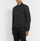 Moncler - Breitman Quilted Shell Down Biker Jacket - Black