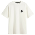 F.C. Real Bristol Men's Big Logo Baggy T-Shirt in White