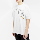 Palm Angels Men's Match Logo T-Shirt in White