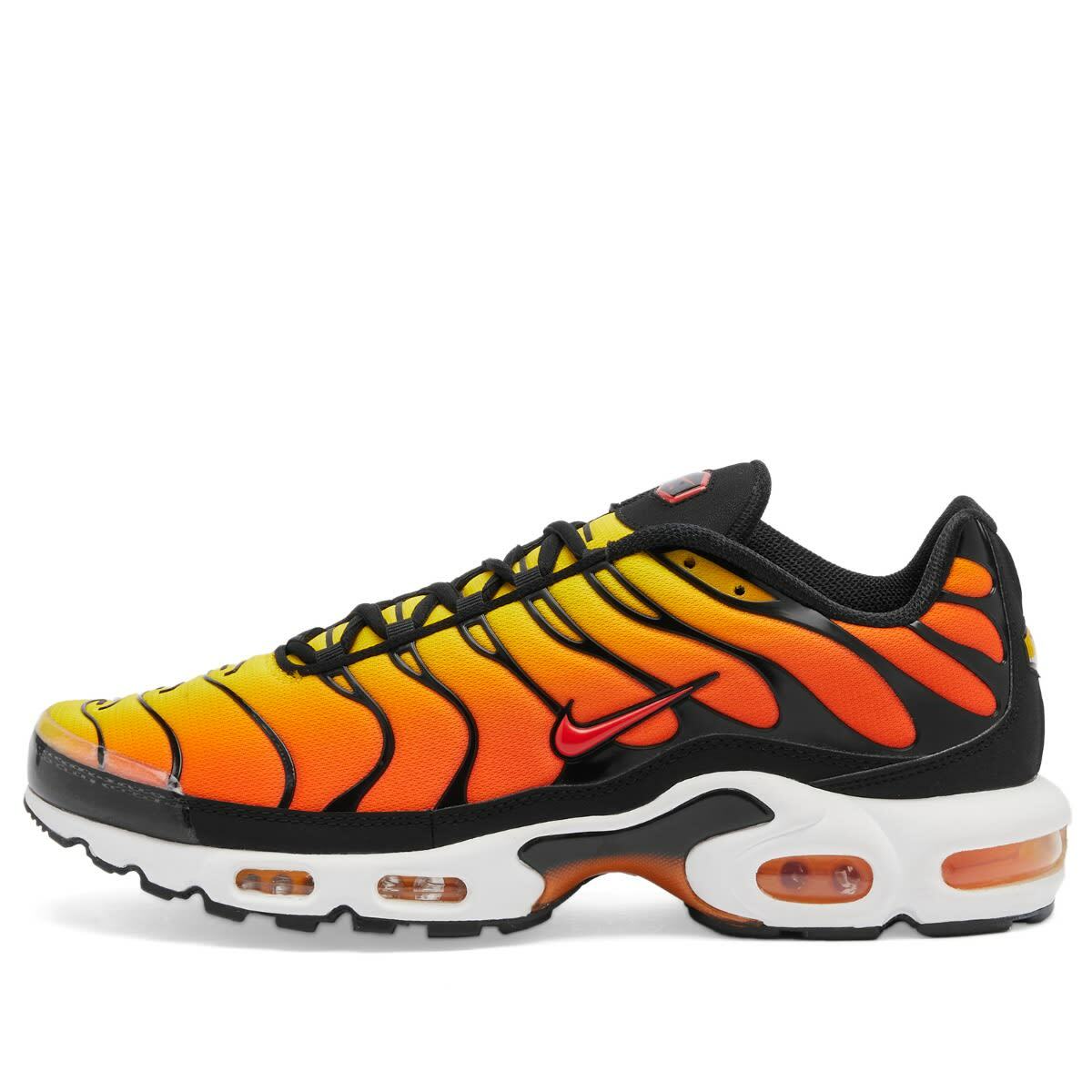 nike air max plus orange and white