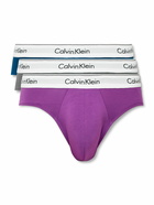 Calvin Klein Underwear - Three-Pack Stretch-Cotton Briefs - Multi