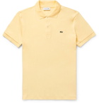 Lacoste - Pima Cotton-Piqué Polo Shirt - Yellow