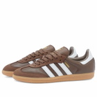 Adidas Samba OG W in Earth Strata/White/Gold