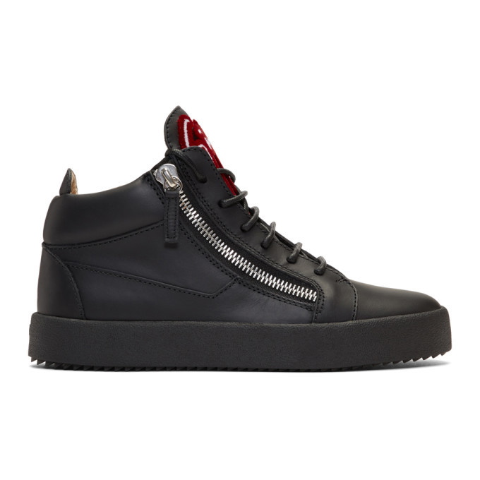 Photo: Giuseppe Zanotti Black May London High-Top Sneakers