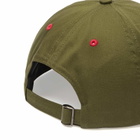 Maharishi Men's Paper Cut 6 Panel Cap in Olive Og-107F 
