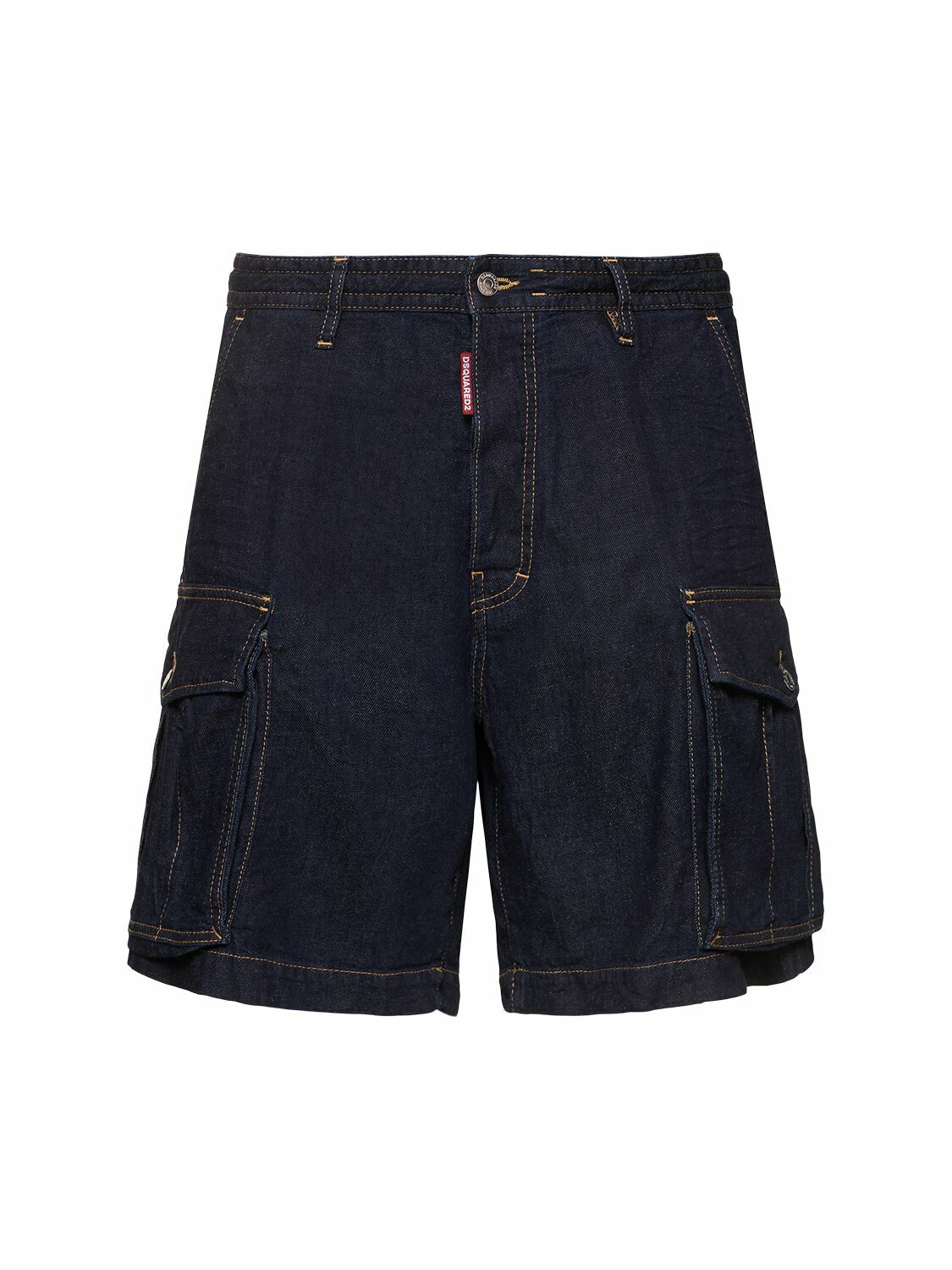 NO/FAITH STUDIOS Beige Used Denim Cargo Pants NO/FAITH STUDIOS Beige Used Denim Cargo Pants