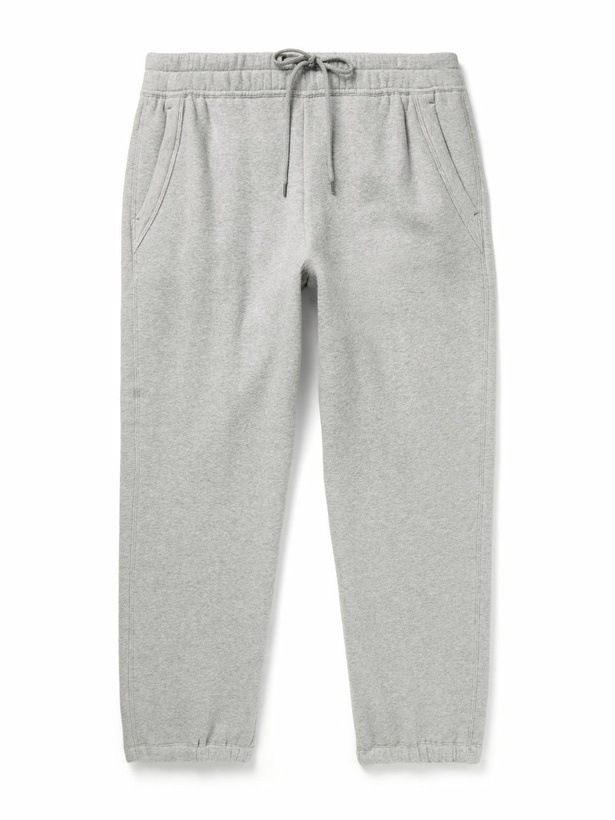Photo: James Perse - Cozy Tapered Cotton-Blend Jersey Sweatpants - Gray