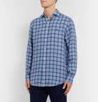 Polo Ralph Lauren - Checked Linen Shirt - Blue