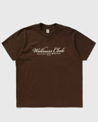 Sporty & Rich 1804 Health T Shirt Brown - Mens - Shortsleeves
