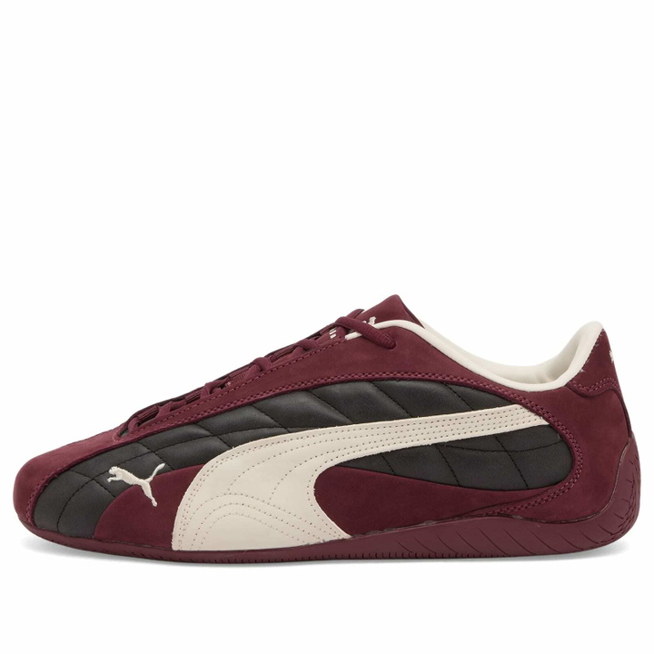 Photo: Puma Speedcat Plus Quilted Sneaker in Ruby Shimmer/Warm White