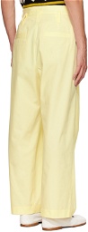 Meryll Rogge Yellow Pleated Trousers