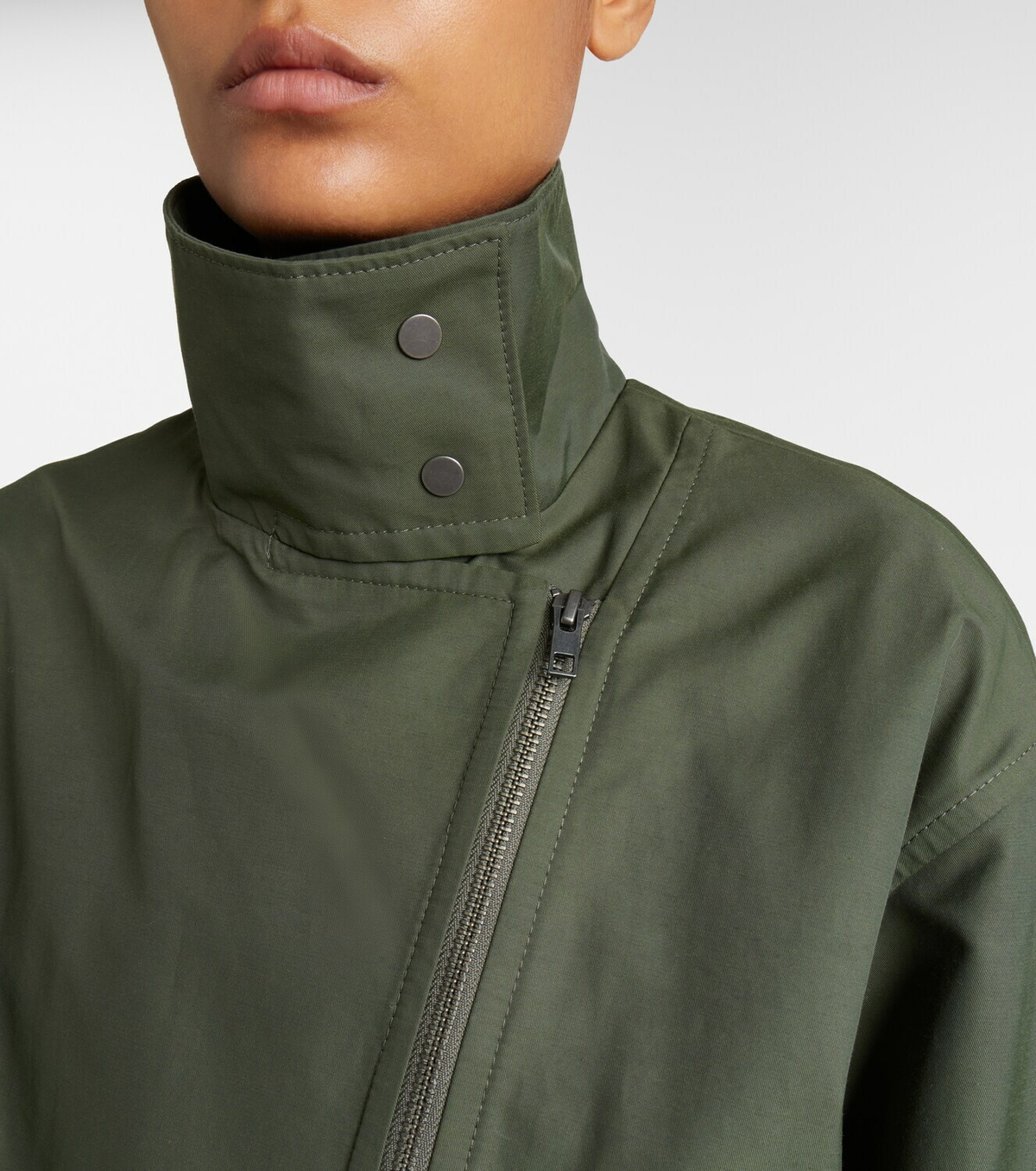 Vince Cotton-blend bomber jacket