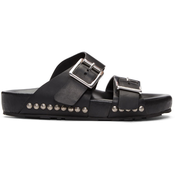 Photo: Alexander McQueen Black Strap Sandals