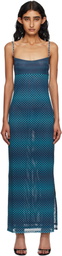 Miaou Blue Thais Maxi Dress