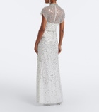 Jenny Packham Crystal Drop embellished gown