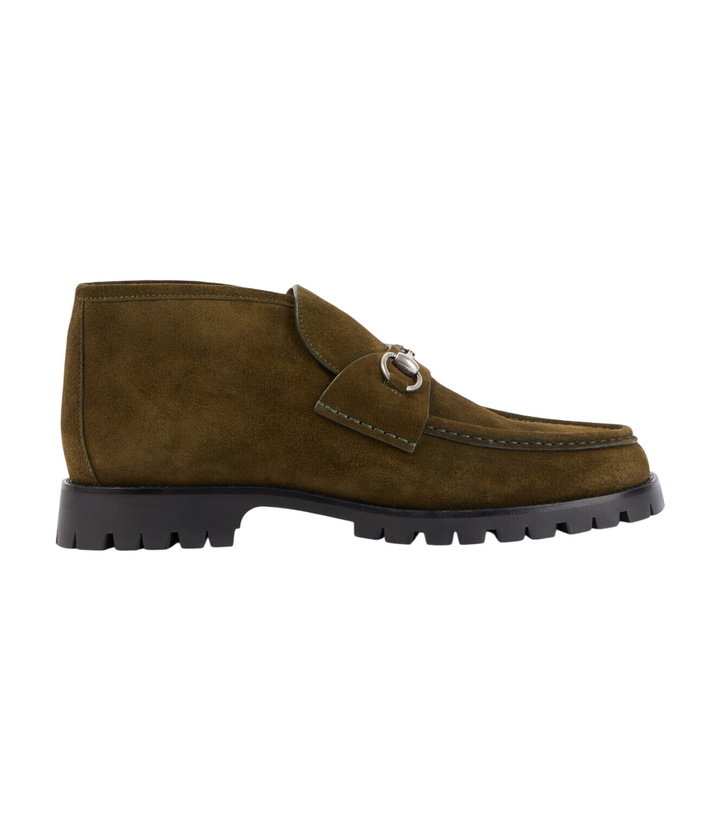 Photo: Gucci Horsebit suede ankle boots