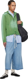 Camiel Fortgens Green Fitted Zip Hoodie