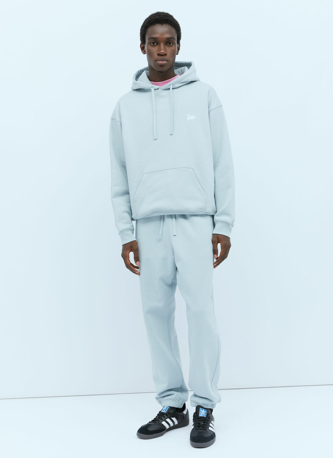 Patta Logo Embroidery Track Pants