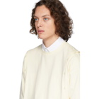 JW Anderson Yellow Shoulder Placket Long Sleeve T-Shirt