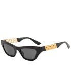 Versace Eyewear Women's VE4419 Sunglasses in Black