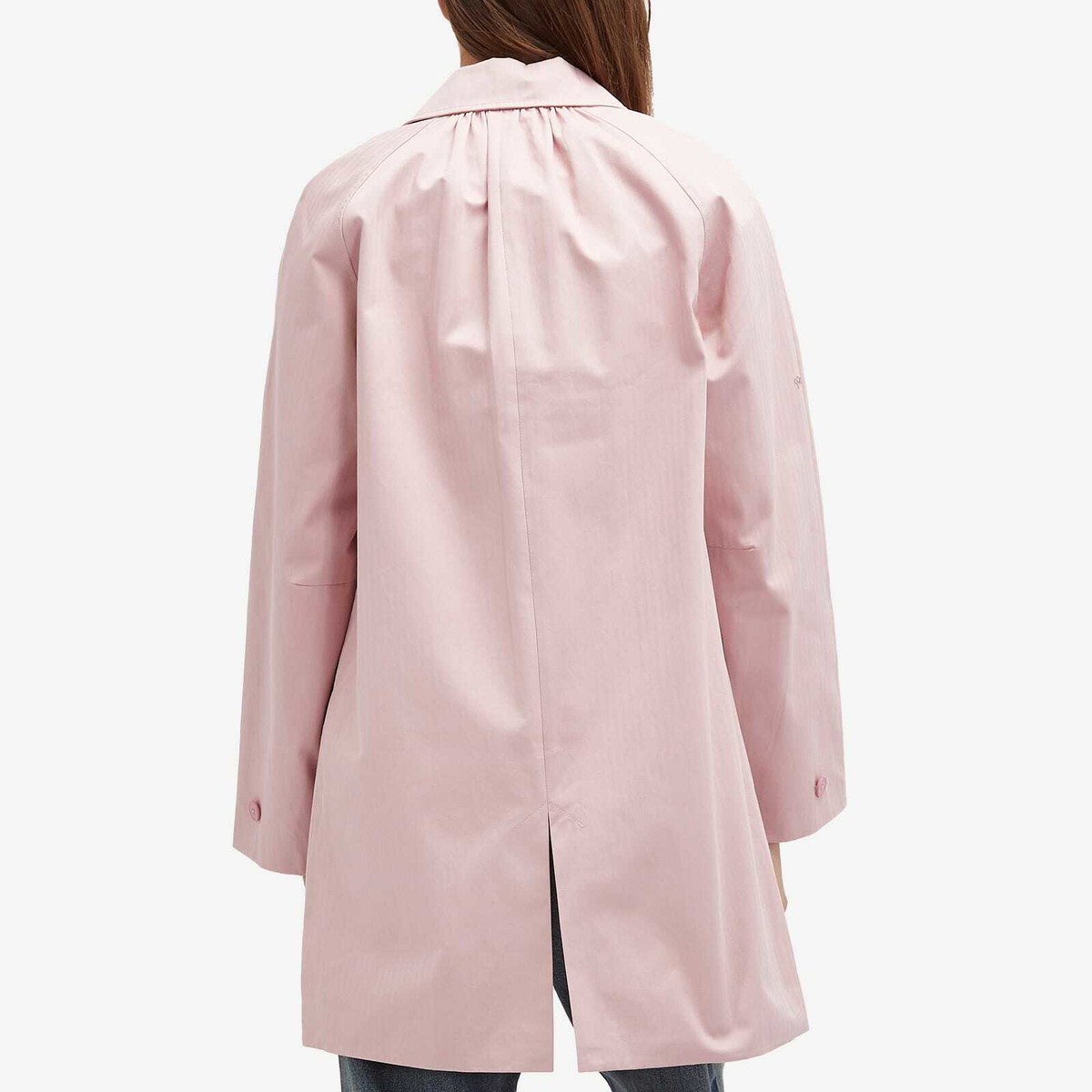 Peachy Den Women's Cheri Mac Coat in Rose