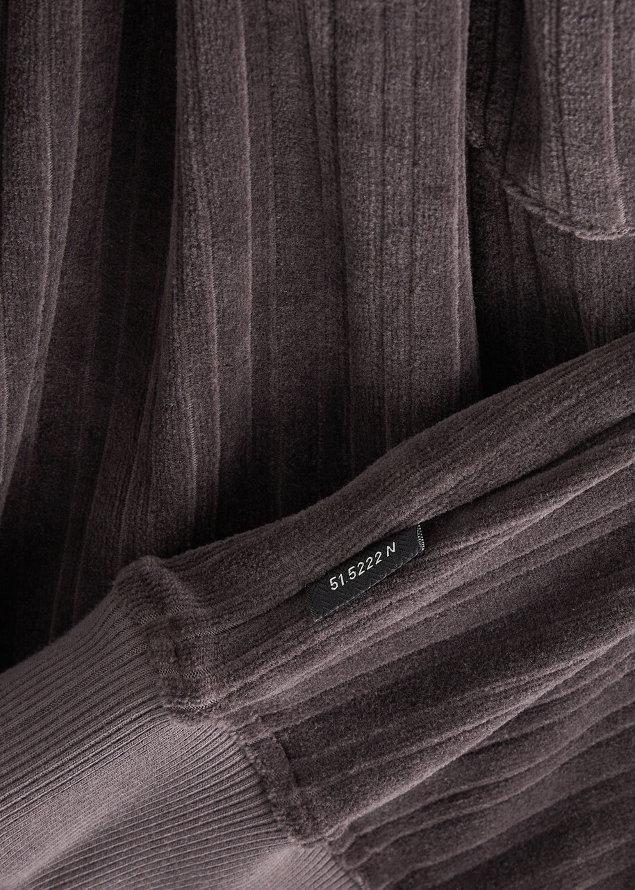 Oliver Spencer Half-zip Corduroy Sweatshirt Purple