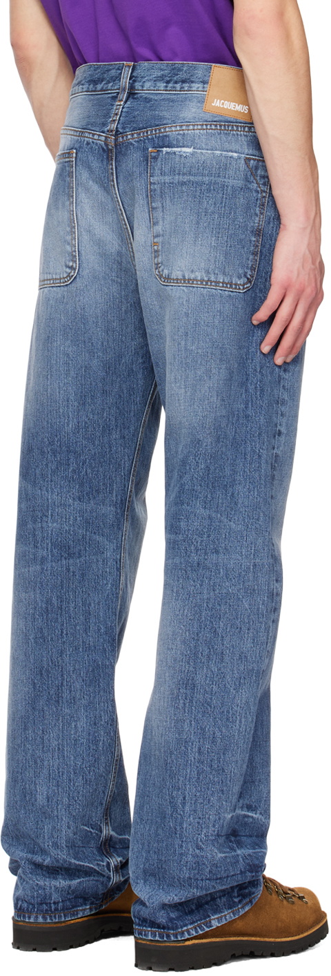 Jacquemus Blue Le Raphia 'Le de Nîmes Suno' Jeans Jacquemus