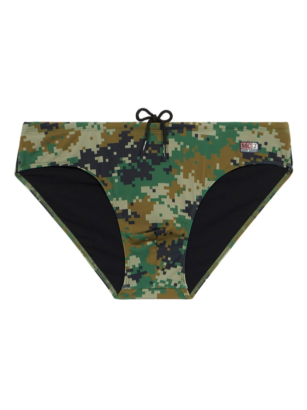 Photo: MC2 Saint Barth Man Camouflage Swim Briefs Cayo