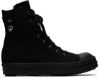Rick Owens DRKSHDW Black High Sneakers