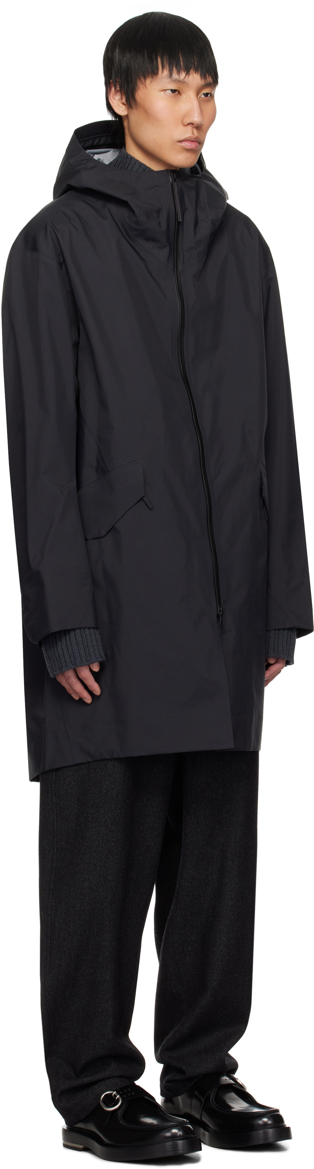 Veilance Black Monitor Coat Arc'teryx Veilance