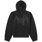 AMIRI Men's Staggered Logo Hoodie in Black
