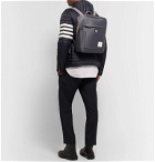Thom Browne - Grosgrain-Trimmed Canvas Backpack - Gray