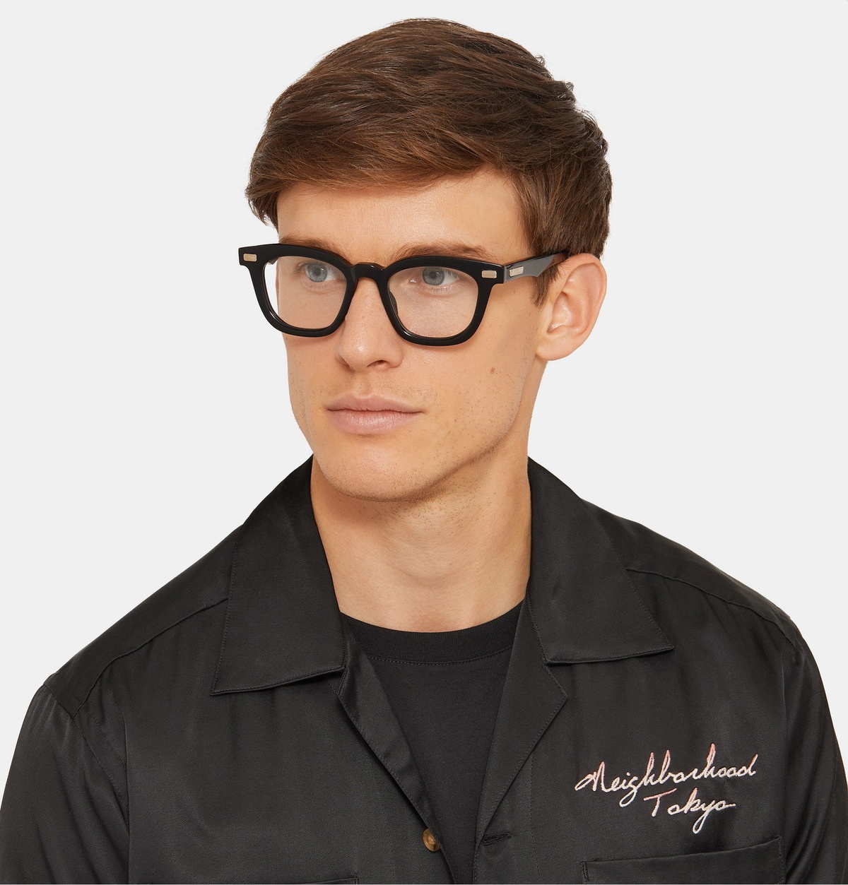 Native Sons - Kowalski D-Frame Acetate Optical Glasses - Black