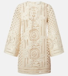 Zimmermann Indra broderie anglaise cotton minidress