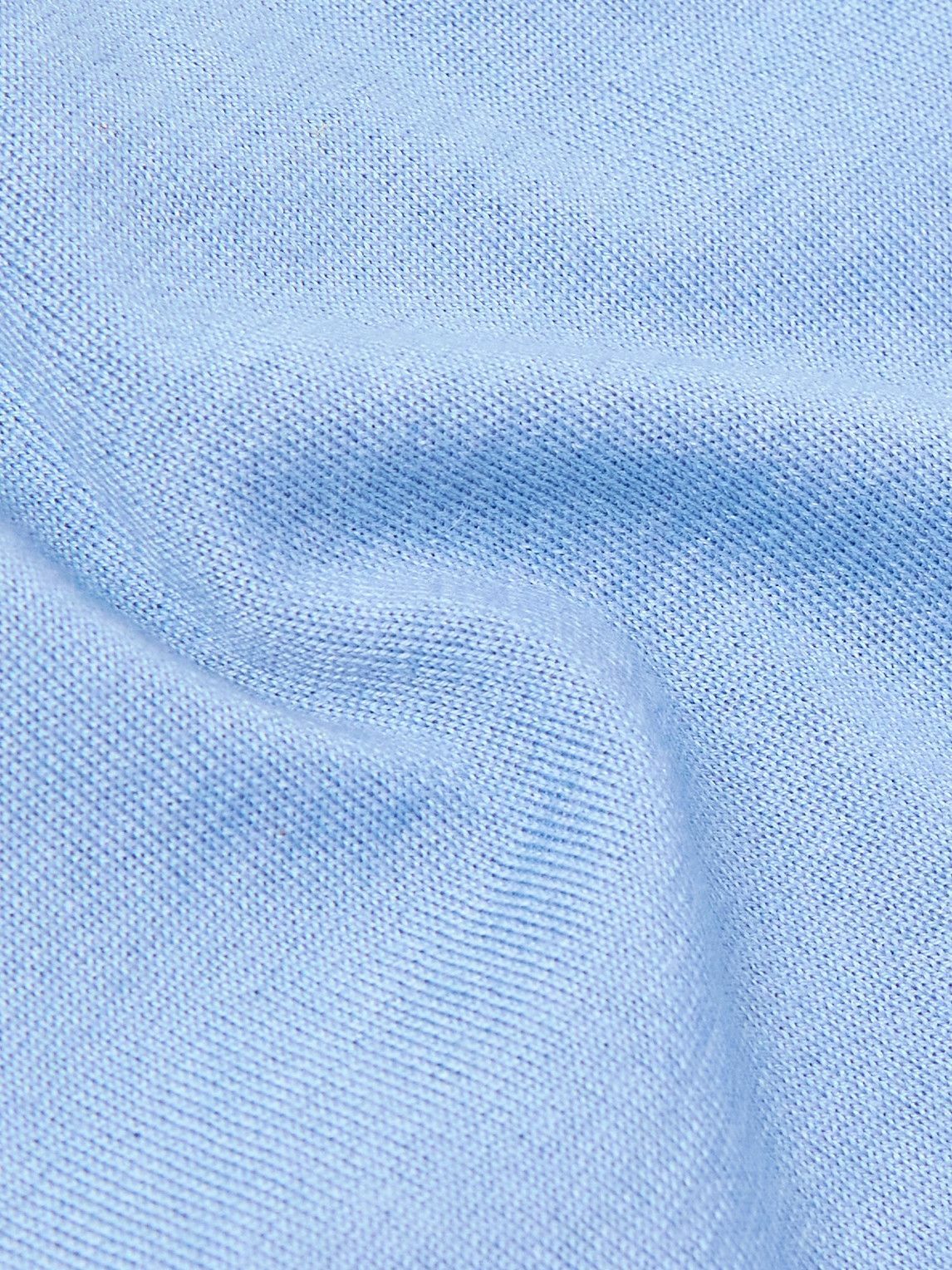 Zegna - Cashmere and Silk-Blend Rollneck Sweater - Blue