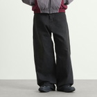Balenciaga Men's Japanese Denim Jeans in Dark Brown/Black