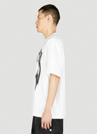 Burberry - Logo Print T-Shirt in White